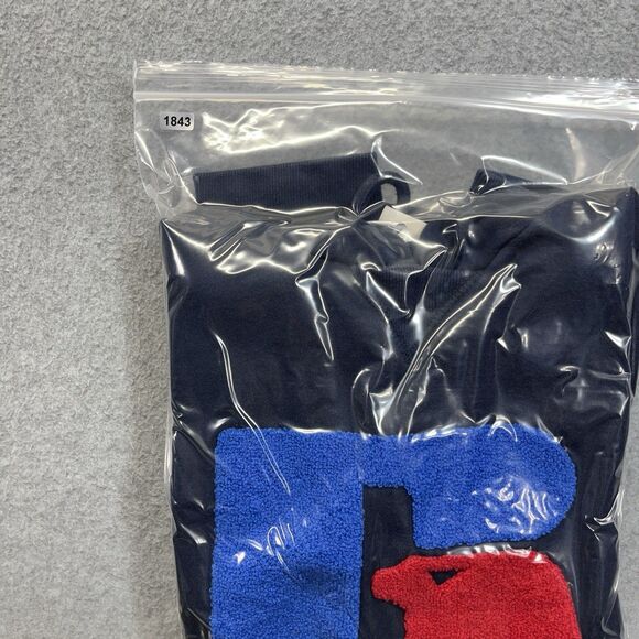 Russell Athletic Men’s Large Blue Hoodie Raised Logo Old Style Vintage Faded - Picture 12 of 12